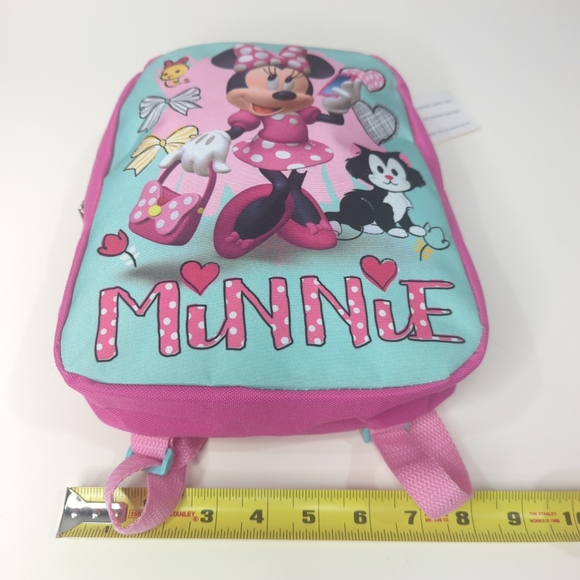 Disney Minnie Mouse Travel Blanket 40" x 50" With Mini Mouse Back Pack - Picture 9 of 11